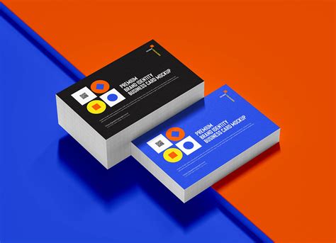 free psd business card mockup